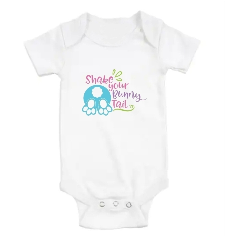 NEW!!   EASTER SHAKE YOUR BUNNY TAIL ONSIE